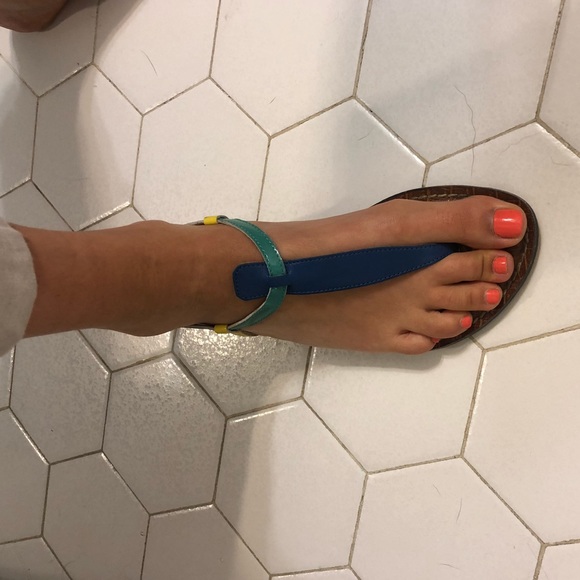 Sam Edelman Color Block Sandals - Picture 3 of 3